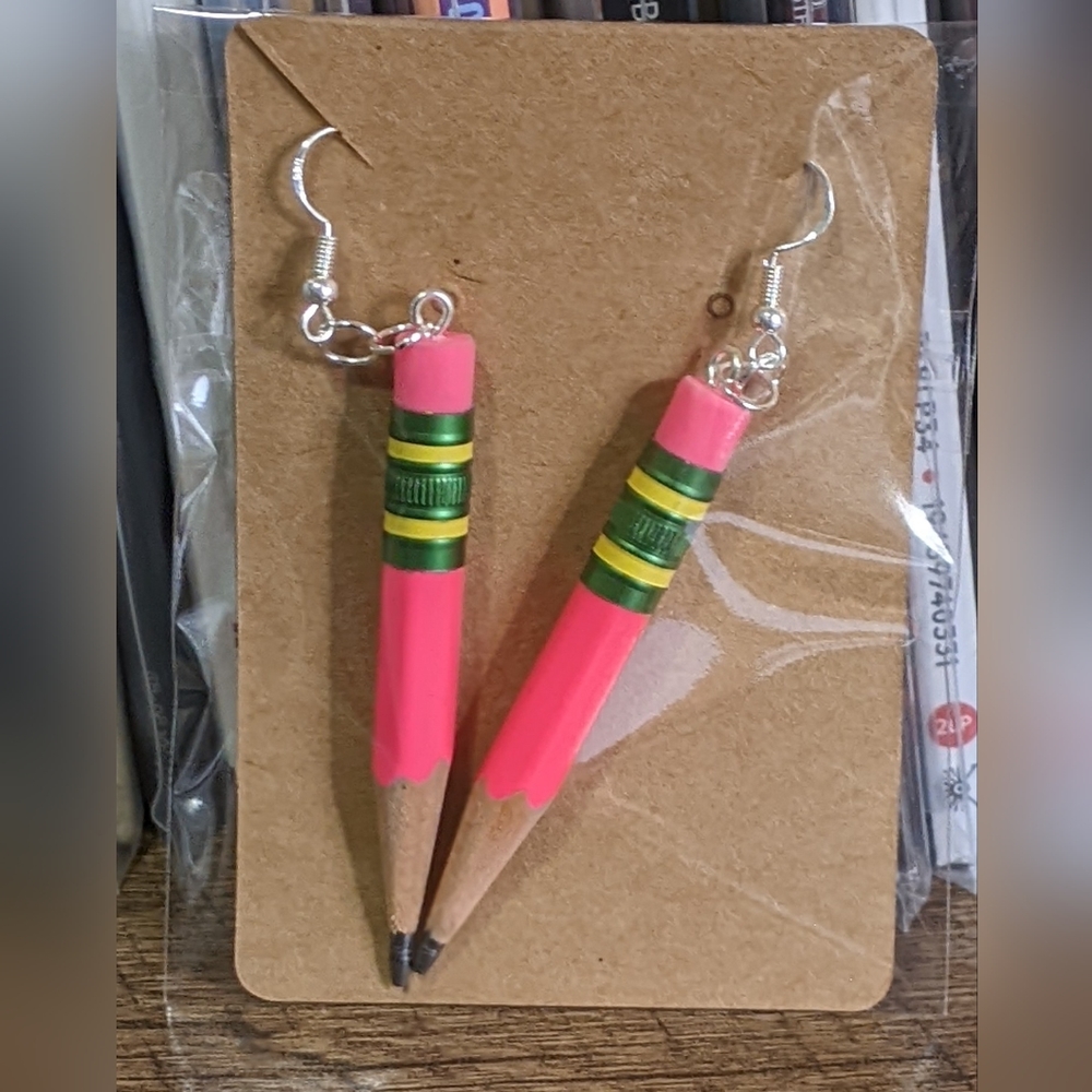 Pencil earrings